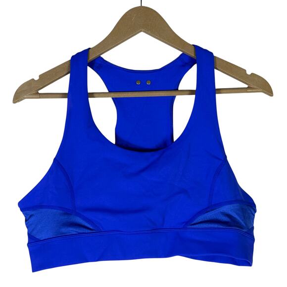 Alala Vamp Sports Bra Womens M Blue Racerback Stretch Athleisure Gym Lightweight - Picture 3 of 9